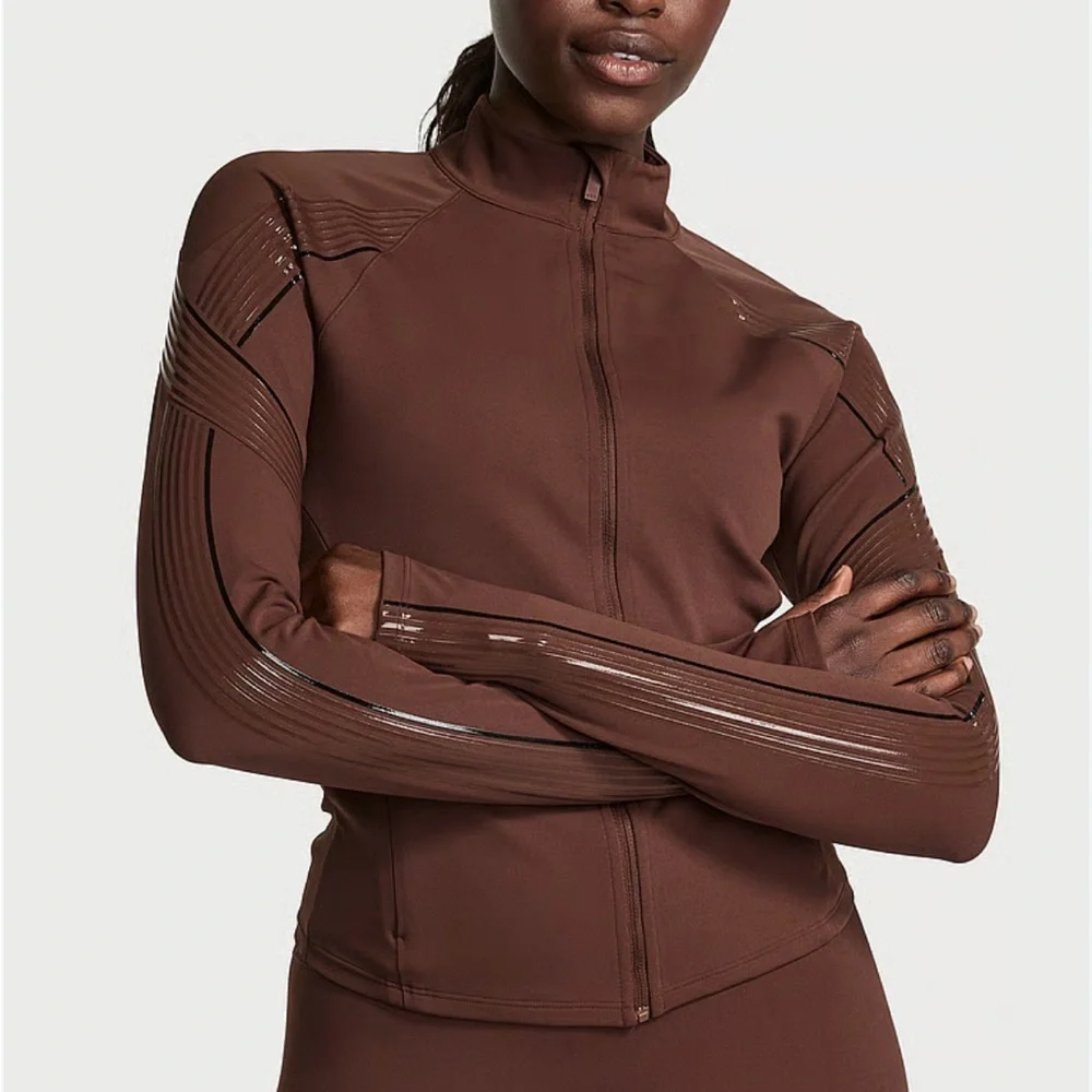 VSX Victoria’s Secret Elevate Refined Contours Jacket Long Sleeves XL Mock-neck - Picture 2 of 11